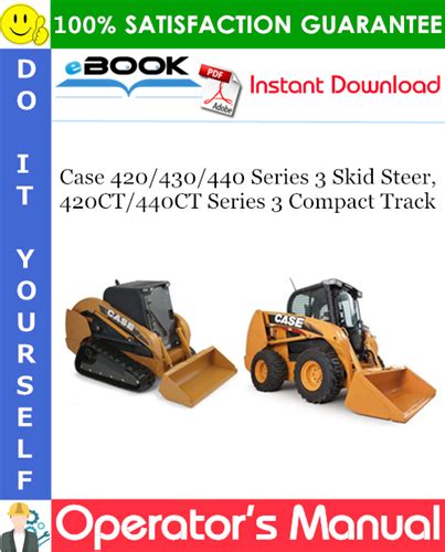 case 420ct tracked skid steer owners manual ebay|case 420 backhoe specs.